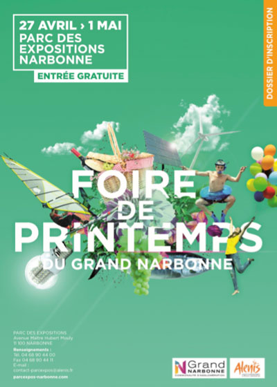 FOIRE DE PRINTEMPS NARBONNE <br> Du 27 Avril au 01 Mai 2018